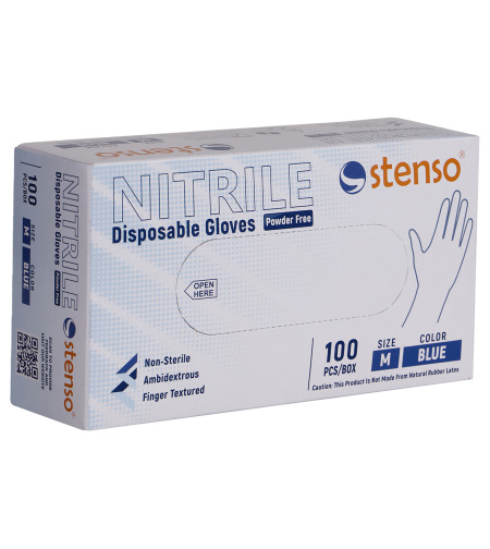 STENSO NITRILE PF - 100 бр. Еднократни ръкавици от нитрил