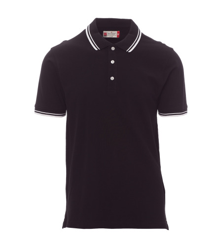 PAYPER SKIPPER BLACK Тениска с яка