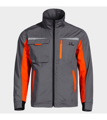 Работно яке PRISMA LIGHT STRETCH GREY/ORANGE
