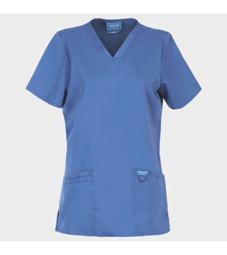 Дамска медицинска туника CHEROKEE V-NECK LIGHT BLUE WWE620