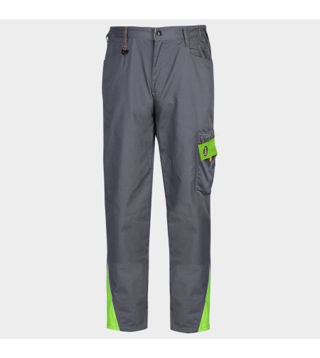 Работен панталон PRISMA LIGHT STRETCH GREY/GREEN
