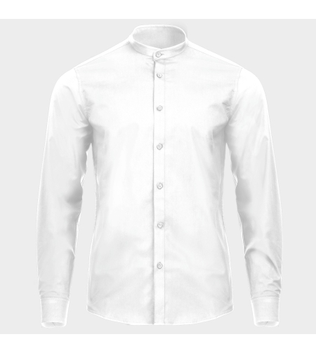 VELILLA WHITE Мъжка риза с яка тип столче