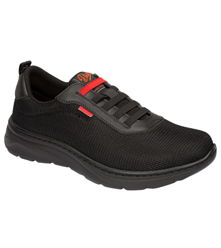 DIAN ALICANTE BLACK/RED O1 FO SRC 3535 Работни обувки