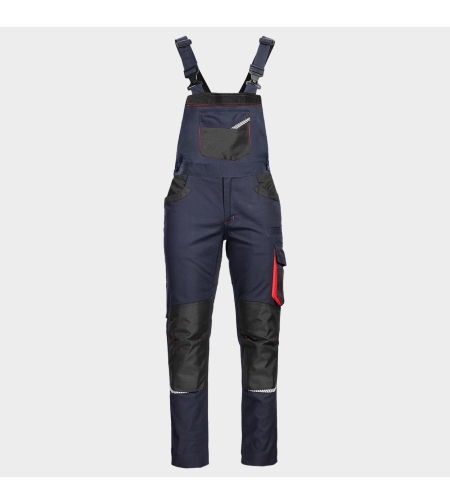 Работен полугащеризон KASTOR STRETCH DARK BLUE/RED