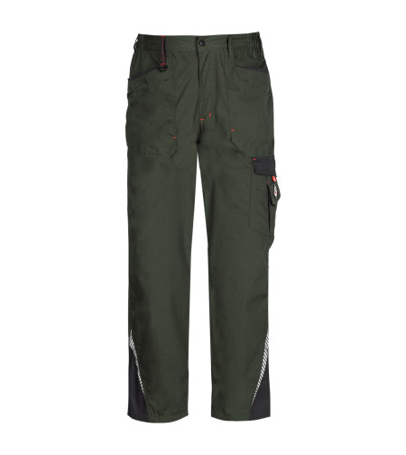 PRISMA SUMMER OLIVE/BLACK Работен панталон
