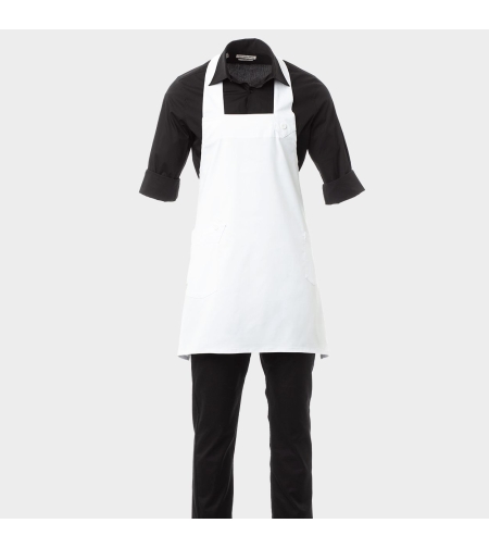 PAYPER BOUTIQUE WHITE Престилка с нагръдник
