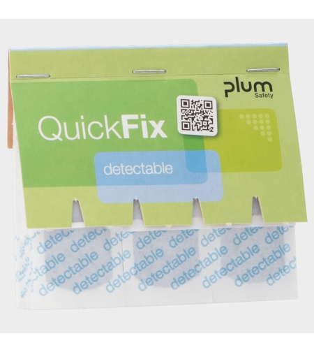 Пластири с метална пластина за откриване PLUM QUICKFIX REFILL