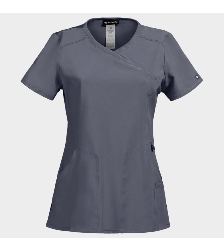 Дамска медицинска туника CHEROKEE WRAP GREY CKE2625A