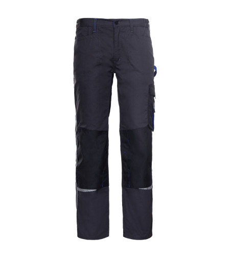 PRISMA GREY/ROYAL BLUE Работен панталон