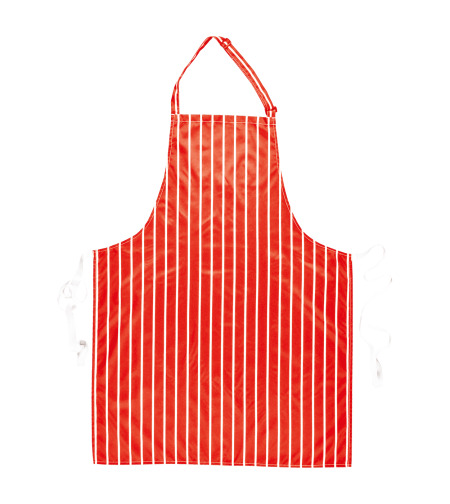 CHEFS S849 RED Престилка с нагръдник