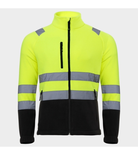 PRISMA HV YELLOW FLEECE Сигнален суитшърт