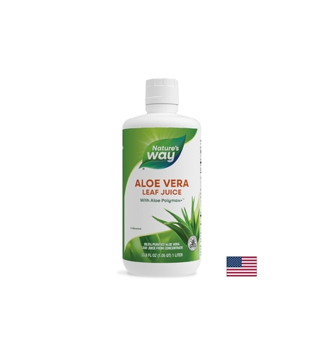 Aloe Vera Leaf Juice 99.5% / Алое Вера Сок от цели листа x 1L Nature’s Way