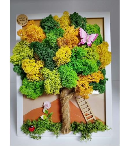 Декорация от Исландски мъх 20х30 см