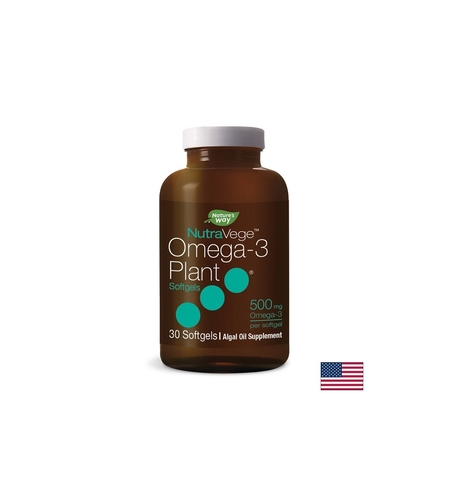 NutraVege Oмега-3 500 mg от водорасли Nature’s Way