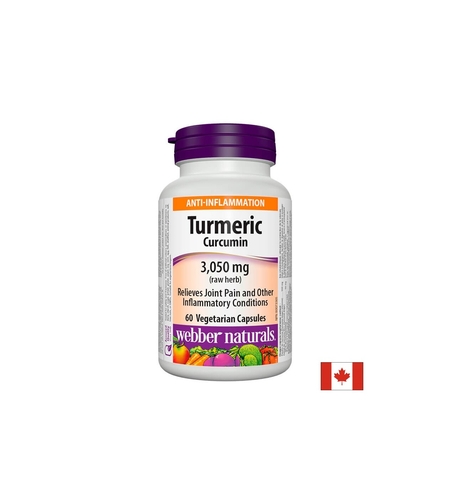 Turmeric Curcumin/ Куркума (куркумин) 600 mg x 60 капсули Webber Naturals
