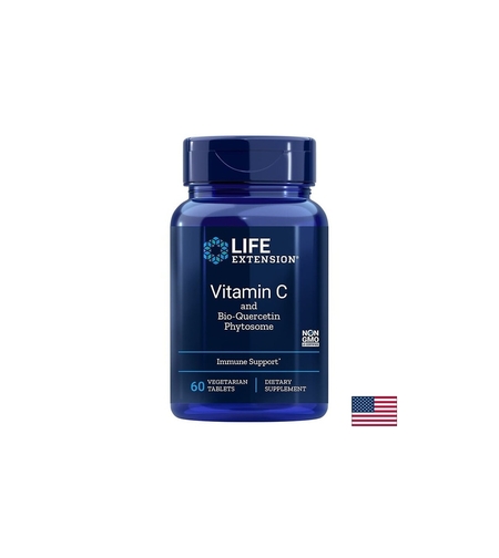 Vitamin C and Bio-Quercetin Phytosome / Витамин С и Био Кверцетин Фитозоми х 60 таблетки