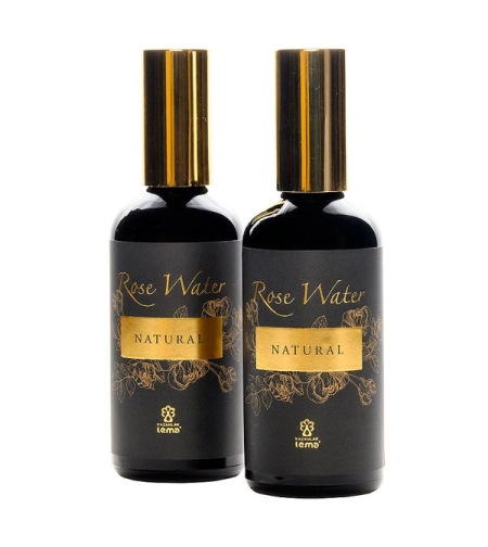 Натурална розова вода в стъклена бутилка 100 ml.