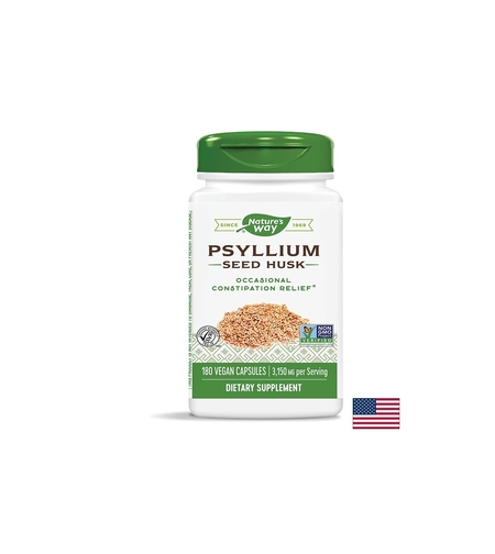 Psyllium Seed Husk/ Теснолист живовляк/ Хуск (люспи) 525 mg х 180 капсули Nature’s Way