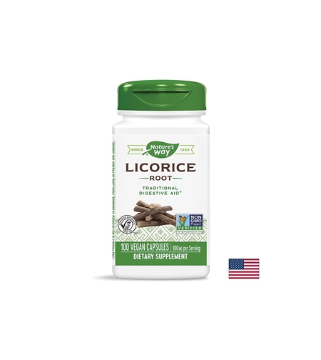 Licorice Root / Женско биле (корен) 450 mg х 100 капсули Nature’s Way