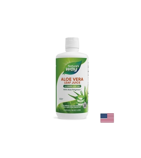 Алое вера (гел и сок) 60% - Оптимално храносмилане и силен имунитет,1L Nature’s Way