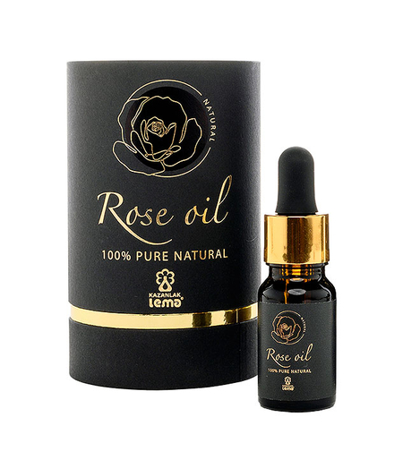 Натурално розово масло (Ото) 10.0 ml – 100% чисто българско етерично масло от Rosa Damascena