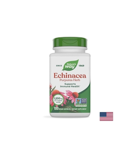 Echinacea Purpurea Herb/ Ехинацея (билка) 400 mg х 100 капсули Nature’s Way