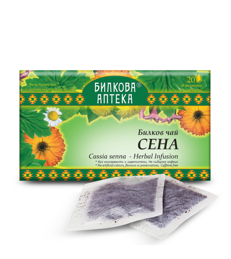 Сена, 20 филтърни пакетчета, 30 гр. Биохерба