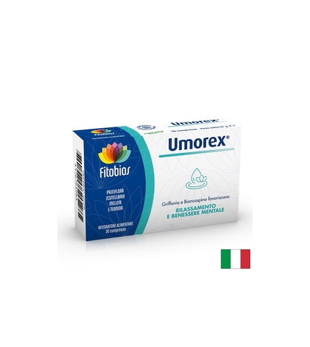 Umorex –  антистрес формула за спокоен ум и добър сън - С шлемник, пасифлора, маточина & 5-HTP, 30 таблетки