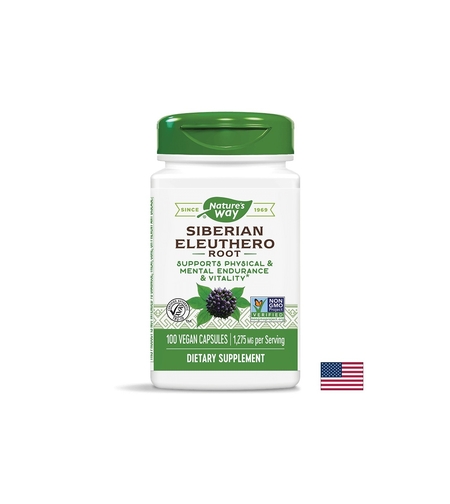 Siberian Eleuthero Root/ Женшен сибирски (корен) 425 mg х 100 капсули Nature’s Way