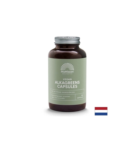 Алкален баланс - АлкаГрийнс - Absolute AlkaGreens, 180 капсули Mattisson Healthstyle