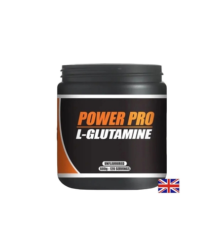 L-Глутамин Power Pro Мускулно възстановяване и имунна подкрепа 5000 mg, 600 g прах, 120 дози