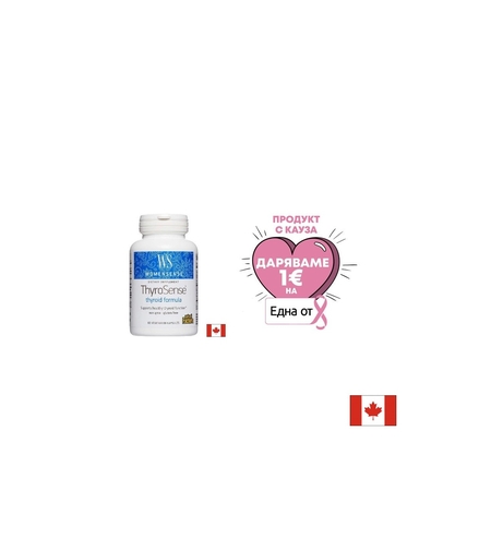ThyroSense® WomenSense® / Тироидна формула х 60 капсули Natural Factors