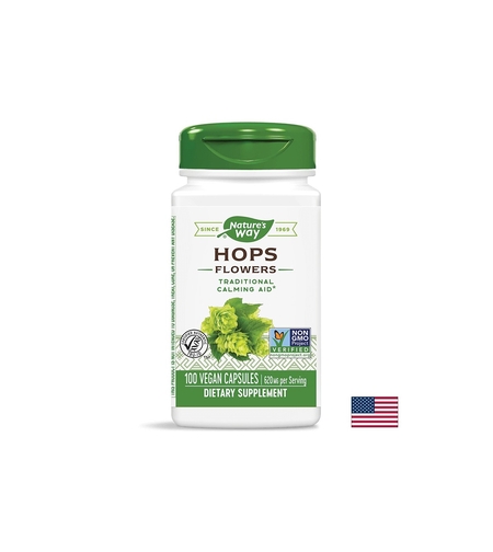 Hops Flowers / Хмел (цвят) 310 mg х 100 капсули Nature’s Way