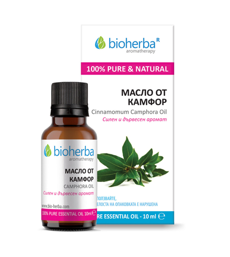 МАСЛО ОТ КАМФОР, Camphora essential оil, Биохерба, 10 мл.