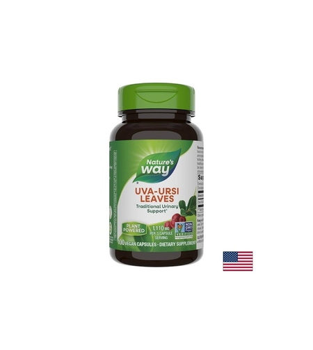 Uva Ursi Leaves/ Мечо грозде (лист) 480 mg х 100 капсули Nature’s Way
