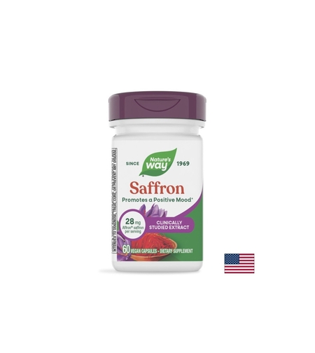 Шафран Affron При тревожност и понижено настроение 28 mg, 60 веган капсули