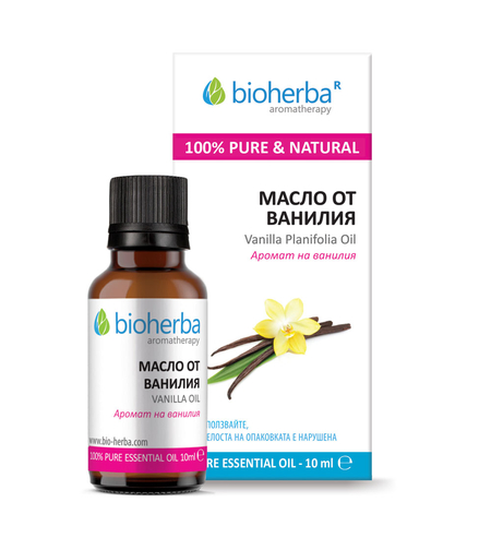 МАСЛО ОТ ВАНИЛИЯ, Vanilla essential Oil, Биохерба, 10 мл