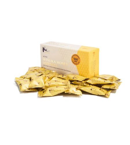 Бонбони с Манука Мед MGO 500+ Джинджифил и Лимон, 16 бр., NUI