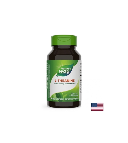 L-Theanine - Л-Теанин, 60 капсули Nature’s Way