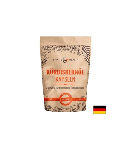 Простата и уринарен тракт - Масло от тиквени семки, 500 mg х 350 капсули