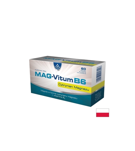 Магнезий 200 mg + Витамин B6 При крампи, стрес и нормализиране на сърдечния ритъм 60 таблетки