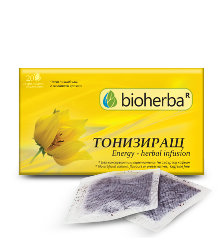 Тонус чай, билкова смес 20 филтърни пакетчета, Биохерба