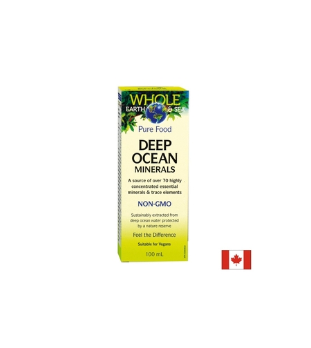 Deep Ocean Minerals Whole earth & sea®/ Дълбоководни морски минерали x 100 ml Natural Factors