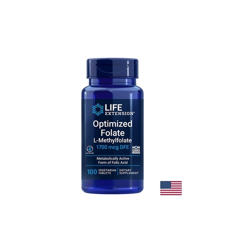 Optimized Folate (L-Methylfolate)/ Фолиева киселина (л-метилфолат) х 100 таблетки