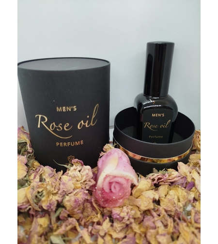 Мъжки парфюм с розово масло 50 ml – Натурален парфюм с Rose Otto в луксозна опаковка