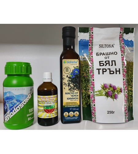 Комплект за Детокс и изчистване на организма от паразити + подарък Камък Ахат