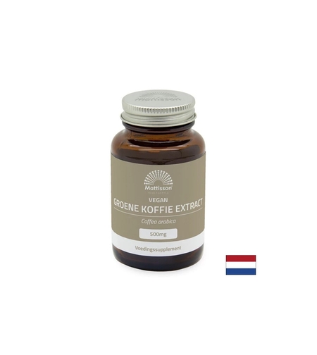 Здравословно отслабване - Зелено кафе, 500 mg x 60 капсули