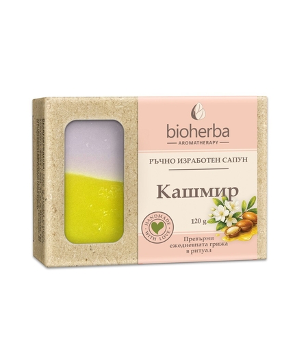 Ръчен ароматерапевтичен крем-сапун Кашмир 120 гр