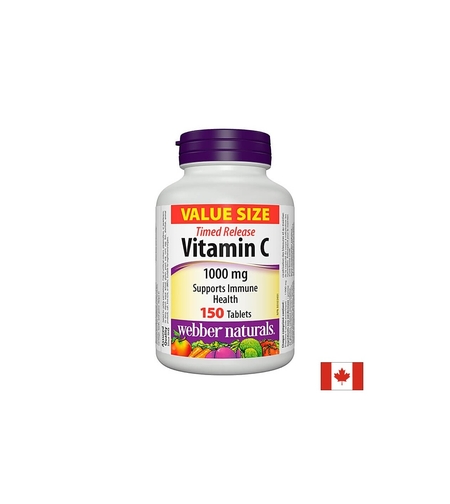 Vitamin C Timed Release 1000 mg - Витамин С 1000 mg (с удължено освобождаване), 150 таблетки