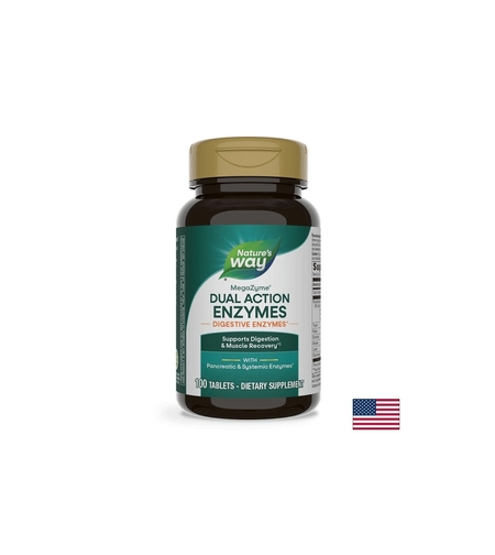 Mega-Zyme Pancreatic Enzymes - Панкреатични ензими, 100 таблетки Nature’s Way